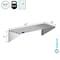 Amgood 18 in. x 48 in. Stainless Steel Tubular Wall Shelf AMG WS-TR-1848 - alternate 5